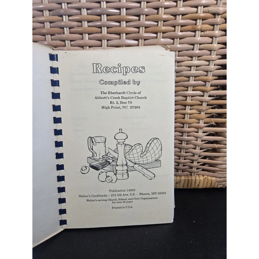 Abbott's Creek Baptist Church Cookbook High Point, NC Eberhardt's‎ Circle